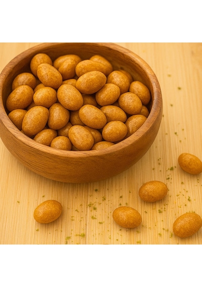 Çıtır Kaplamalı Fırınlanmış Yer Fıstığı Kuruyemiş 200 Gr Atıştırmalık 200 G