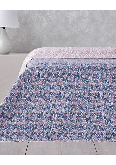 English Home Floral Cascade Tek Kişilik Çok Amaçlı Örtü 160x220 Cm Pembe Pembe