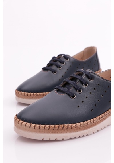 Dgn P57 Kadin Bağcikli Casual Ayakkabi P57-1512-R1078 Lacivert