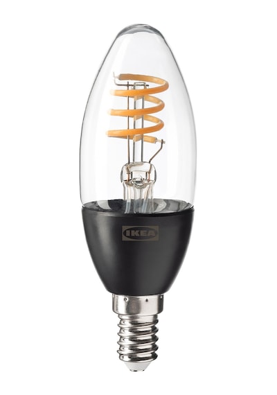 Tradfri Dekoratif Led Ampul E14, Işık Rengi: Sıcak Işık 2200 Kelvin Sarı