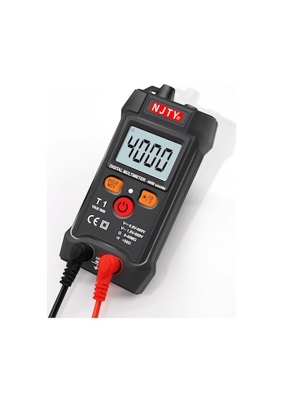 Njty T1 Dijital Multimetre True Rms Ncv 600V Mini Cep El Tipi