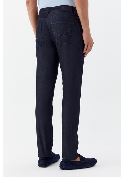 Sabri Özel Chino Erkek Denim İndigo