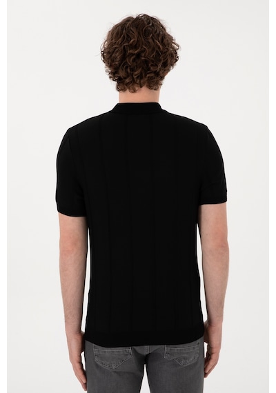 U.S. Polo Assn. Erkek Slim Fit Polo Yaka Siyah Tişört 50306457-VR046 U.S. Polo Assn. Erkek Slim Fit Polo Yaka Siyah Tişört 50306457-VR046