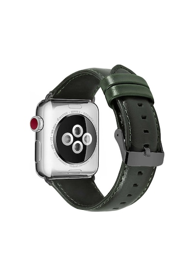 Apple Uyumlu  Watch Ultra 49 MM Kordon Luxury Leather Deri Strap Kordon