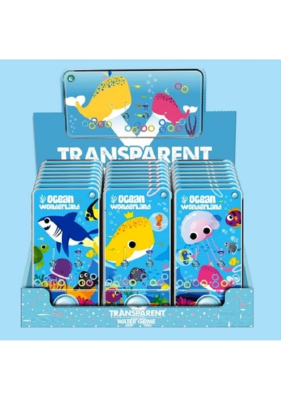 Transparent Water Ring Game Water Ring Ocean World For Kids 1 Adet Okyanus Dünyası Sulu Halka Oyunu