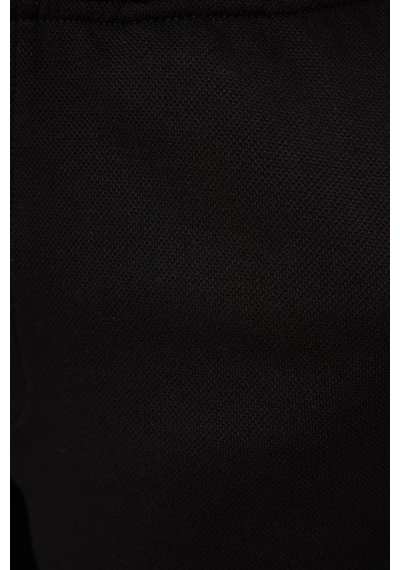 Tommylife Siyah Pamuklu Yumuşak Dokulu Standart Fit Basic Erkek Çocuk Şort - 11293 Siyah