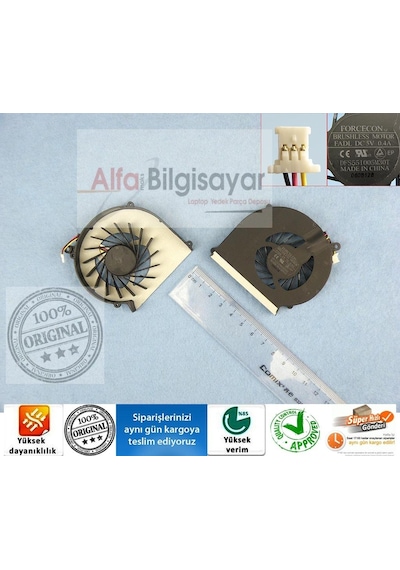Alfabilgisayar HP Uyumlu Compaq Presario Cq57-375Et (Qj148Ea) Fan  Cooling