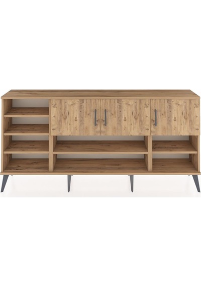 Arges Konsol 9 Raflı 3 Kapaklı 176x30x83 Çam-çam/çam Çam/çam Arges Konsol 9 Raflı 3 Kapaklı 176x30x83 Çam-çam/çam Çam/çam