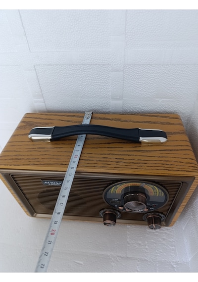 Speaker Fm Radyo Bluetooth Hoparlör Mp3 Çalar Usb Tf Aux Ses Bombası Kablosouz Hoparlör - Kahverengi