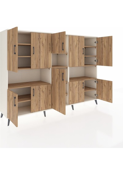 Hyperion Dolap 14 Raflı 10 Kapaklı 220x44x163 Aytaşı-çam Atlas Çam - Aytası Hyperion Dolap 14 Raflı 10 Kapaklı 220x44x163 Aytaşı-çam Atlas Çam - Aytası