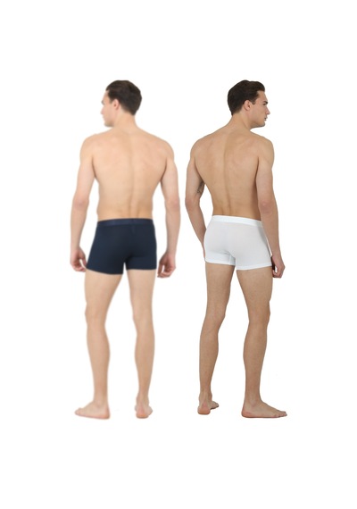 D's Damat Ds Damat Boxer Set Lacivert - BeyazDs220300 R0118 Beyaz - Lacivert