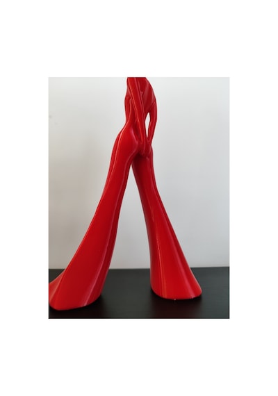 Soyut Kadın Figürü 23 Cm Modern Heykel, Dekoratif Biblo