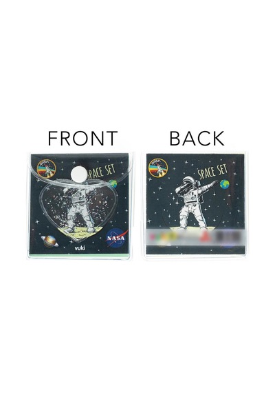 Vuki 13x19 90 Yp. Astronot Simli Sulu Küp Bloknot  VK-0111-05
