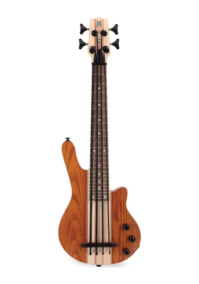 Mahalo Meb1pro-tbr Elektro Bas Ukulele Transparent Brown