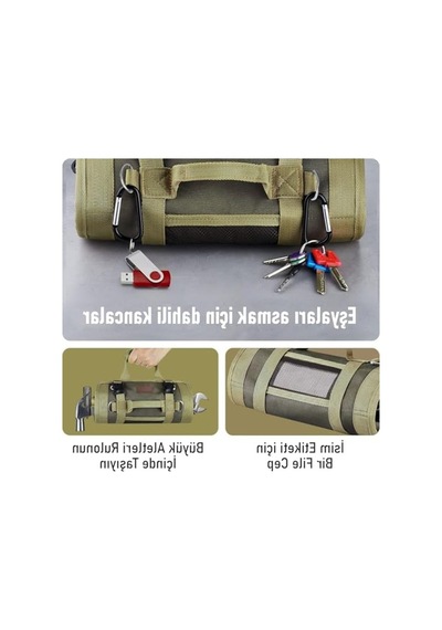 Alet Çantası, Ağır Hizmet Tipi Rulo Takım Çantası, Katlanabilir