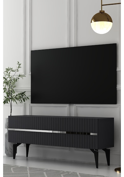 120dhdts5ag Tedy Lazer Pleksi Desenli Tv Sehpası Antrasit-gümüş
