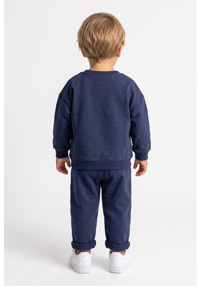 Mackays Erkek Bebek Süper Ayıcık İki İplik Eşofman Takım Lacivert