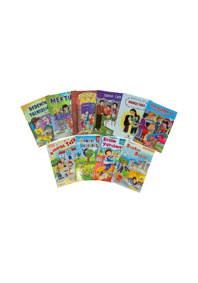 2. 3. 4. Sınıflar İçin Görselli Çocuk Hikaye Öykü Kitapları Karma 10 Kitap - Her Kitap 64 Sayfa
