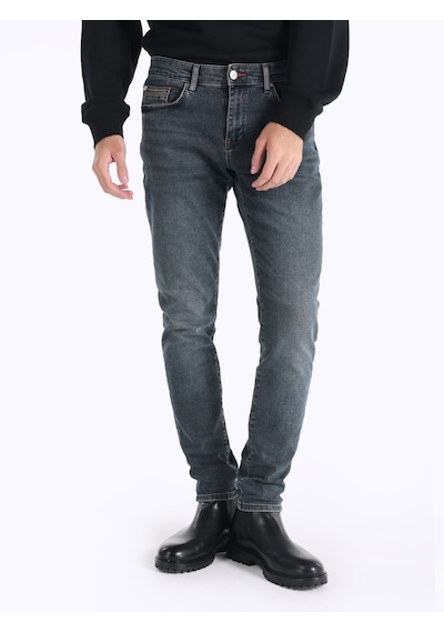 Colin's Colins 041 Danny Slim Fit Düşük Bel Düz Paça Koyu Mavi Erkek Pantolon Cl1066310 001