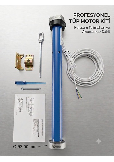 Tüp Motor Otomatik Kepenk/ Panjur 190nm