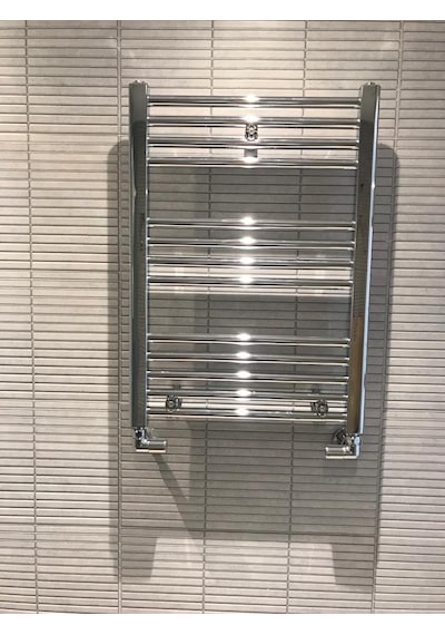 Krom Radyatör & Havlupan Vanası 3 Eksenli Set