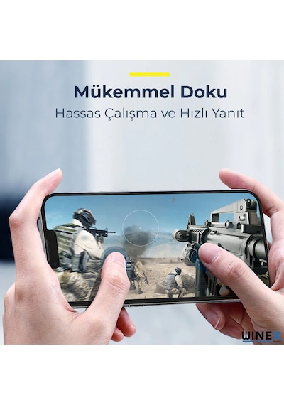 İphone 15 Plus İle Uyumlu Ön Darbe Emici Hd Ekran Koruyucu Kaplama