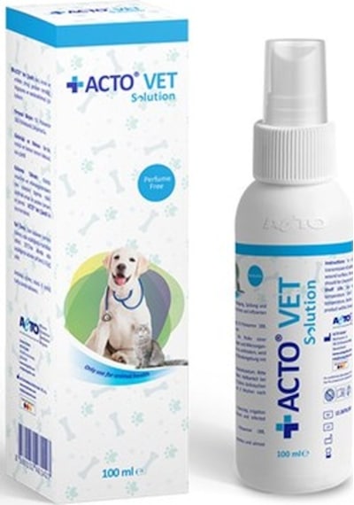 Acto Vet Kedi Köpek İçin Yara Bakım Solüsyonu 100 ML
