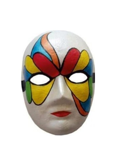 Hobialem 10 Adet, Karton Maske, Boyanabilir Eğitici Maske Boyama, Etkinlik Ve Hobi Maskesi