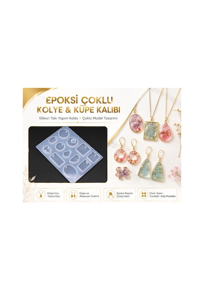 Silikon Takı Yapım Kalıbı Çoklu Model Tasarımı