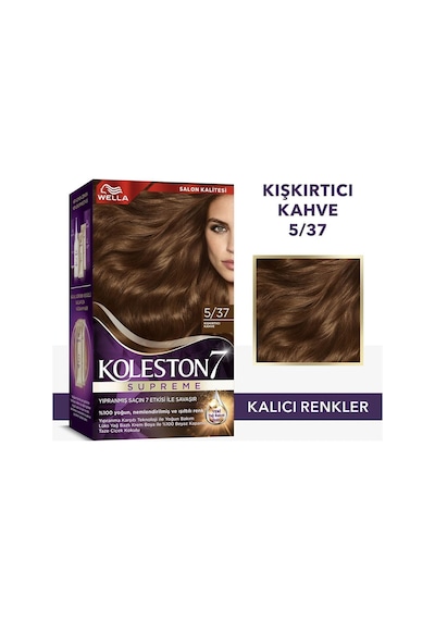Koleston Supreme Kit Saç Boyası 5/37 Kışkırtıcı Kahve