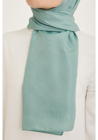 Armine Trend İnci Monogram Şal 2 11 57 Yeşil
