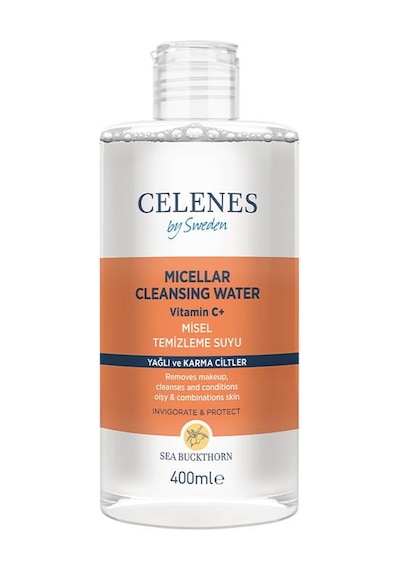 Celenes Sea Buckthorn Yağlı ve Karma Ciltler için Misel Temizleme Suyu 400 ML