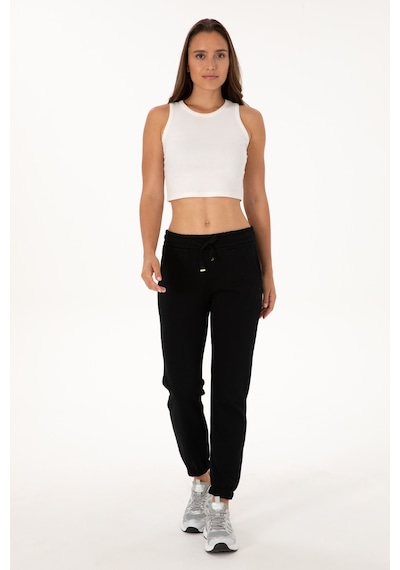 U.S. Polo Assn. Kadın Siyah Jogger Eşofman Altı 50313591-VR046