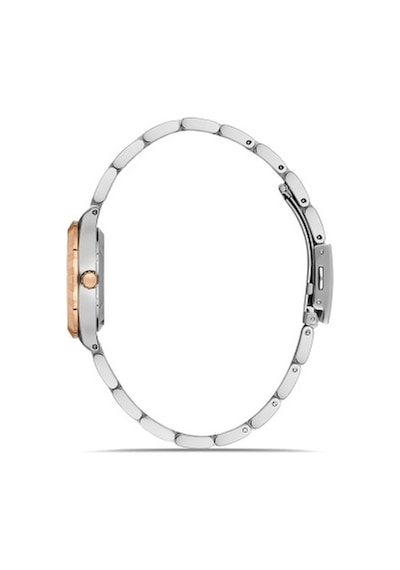 Ferro Quartz Çelik Rose/gri Lacivert Kadran 32 Mm Kadın Kol Saati