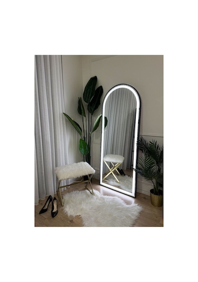 Enc Home Ledli Boy Aynası 180x60 Siyah