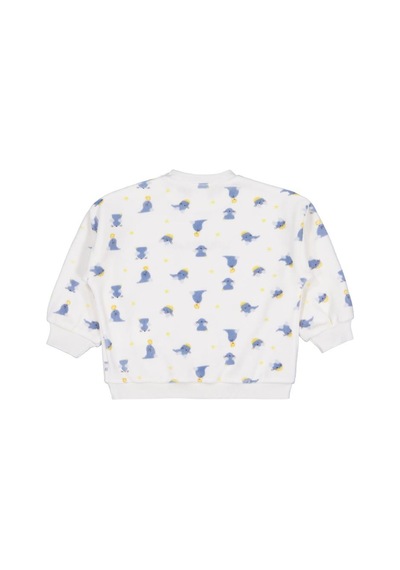 Civil Baby Fok Balığı Empirme 6-18 Ay Sweatshirt - Kırık Beyaz