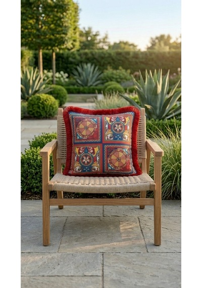 Ceramia Rouge Yastık Çok Renkli