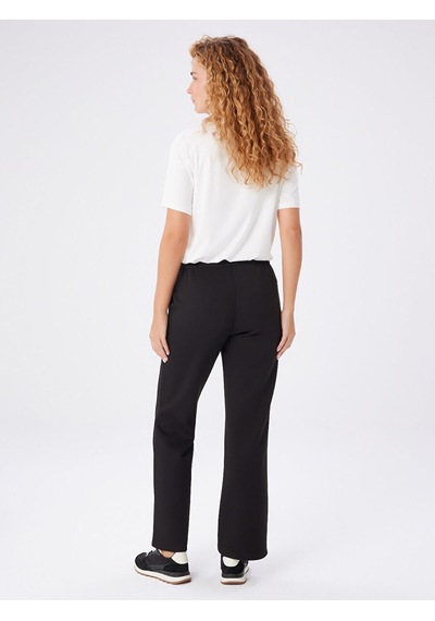 Faik Sönmez Relax Straight Fit Örme Pantolon W27pnt032 Uw27pnt03210 Siyah