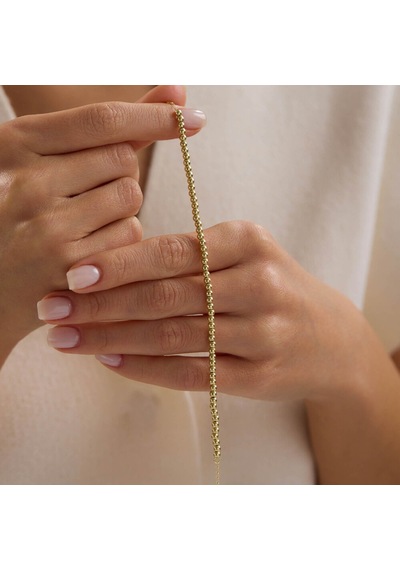 14 Ayar Top Zincir Altın Bileklik 1.80 Gram T14639 Çok Renkli