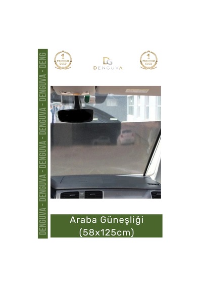 Otogüneşlik Makaralı Otomatik Yan Cam Arka Cam Güneş Koruyucu Pratik Araba Güneşliği 58x125cm