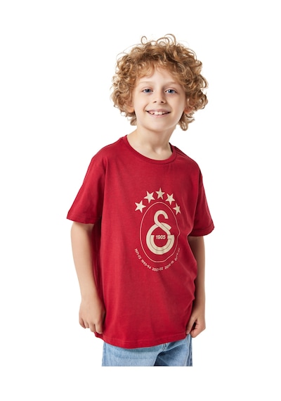 Gsstore Galatasaray 5 Yıldız Çocuk T-shirt C251352-1 Kırmızı