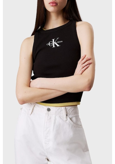 Calvin Klein Bayan Top J20j225301 Beh Siyah Siyah