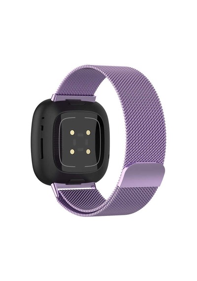Galaxy Watch 46mm 22mm Uyumlu Krd-12 Metal Zore Kordon-açık Mor