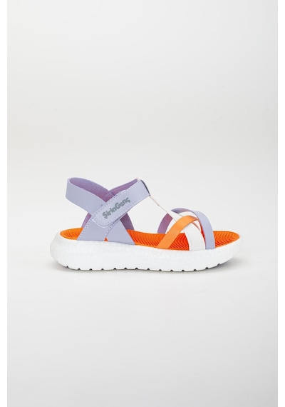 Şirinbebe Şiringenç Yüz Direkli Çapraz Bantlı Ortopedik Lila Kız Bebek Kız Çocuk Sandalet-3094-lila Lila