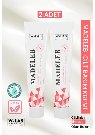 W-Lab Cosmetics Madeleb Cilt Yenileyici Krem 40 Ml X 2 Adet