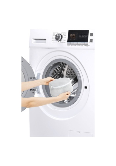 Gri Fermuarlı İç Çamaşır Yıkama Filesi Torbası 20x10 Tr Gri Diğer