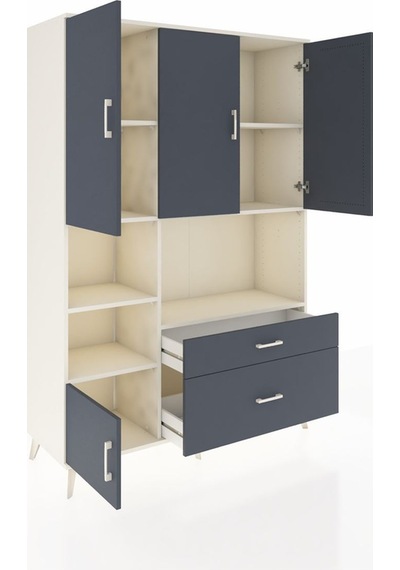 Hyperion Dolap 7 Raflı 2 Çekmeceli 5 Kapaklı 132x44x195 Aytaşı-antrasit/antrasit Antrasıt/antrasıt Hyperion Dolap 7 Raflı 2 Çekmeceli 5 Kapaklı 132x44x195 Aytaşı-antrasit/antrasit Antrasıt/antrasıt