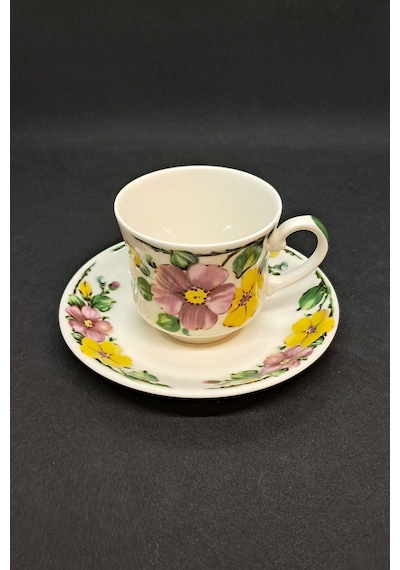 Ceranova Winterling Vintage Çay Fincanı 2 Parça Sarı