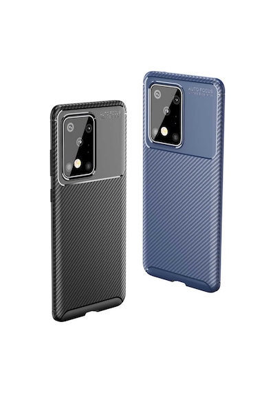 Samsung Galaxy Uyumlu S20 Ultra Kilif Karbon Silikon Case 417936171
