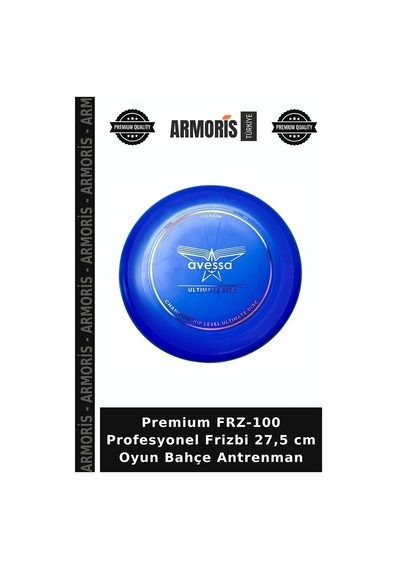 Premium Frz-100 Profesyonel Frizbi 27,5 Cm Oyun Bahçe Antrenman Çok Renkli